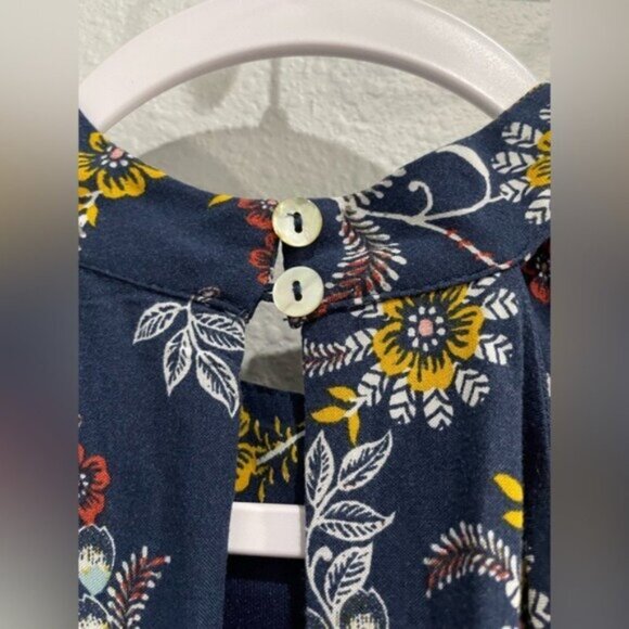 Altar’d State Boho Western Floral Embroidered Feminine Shabby Chic Maxi Dress - Picture 8 of 8